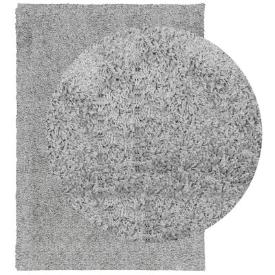 vidaXL Tapis shaggy PAMPLONA poils longs moderne gris 120x170 cm
