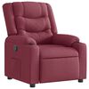vidaXL Fauteuil inclinable Rouge bordeaux Tissu