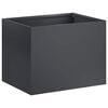 vidaXL Cache-pot de jardin Anthracite 40 x 30 x 30 cm
