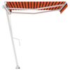 vidaXL Auvent automatique sur pied 300x250 cm Orange/marron