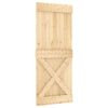 vidaXL Porte NARVIK 85x210 cm bois massif de pin