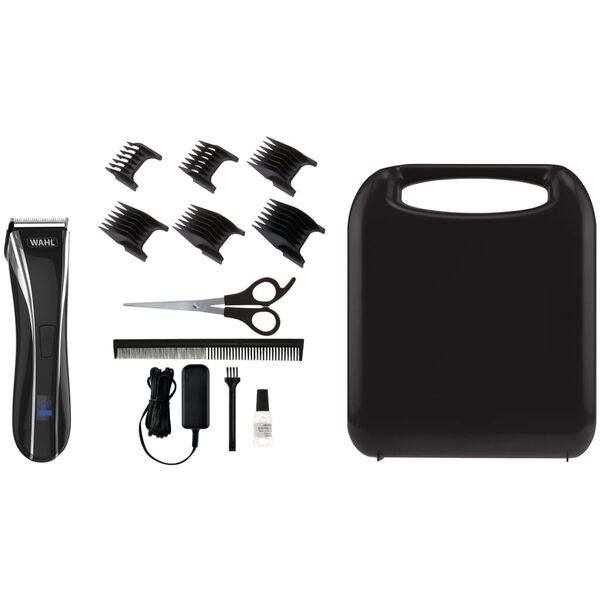 Wahl Kit de tondeuse &agrave; cheveux 13 pcs Lithium Pro LCD 6W