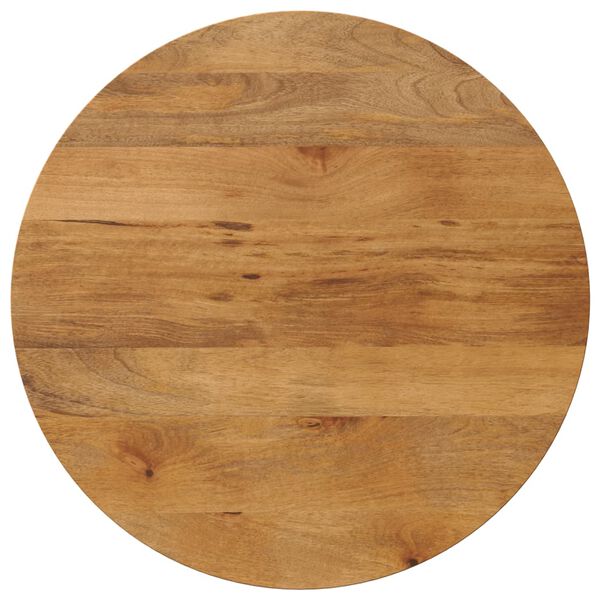 vidaXL Dessus de table &Oslash; 90x2,5 cm rond bois de manguier massif