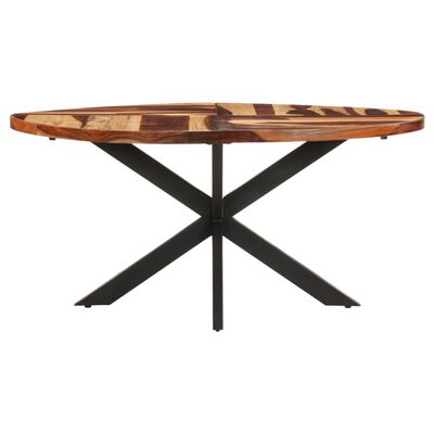 vidaXL Table à manger 160x90x75cm Bois solide d'acacia