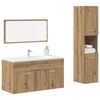 vidaXL Ensemble de meubles salle de bain 3 pcs bois d'ingénierie