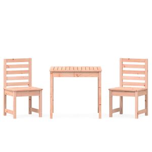 vidaXL Ensemble de bistrot de jardin 3 pcs bois massif Douglas