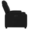 vidaXL Fauteuil inclinable électrique Noir Tissu
