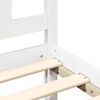 vidaXL Cadre de lit sans matelas blanc 120x190 cm bois massif