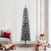 vidaXL Sapin de No&euml;l artificiel Vert 210 cm PVC, plastique et acier