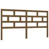 vidaXL T&ecirc;te de lit Marron miel 206x4x100 cm Bois massif de pin