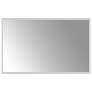 vidaXL Miroir de salle de bain LED Transparent 80 x 50 cm verre tremp&eacute;