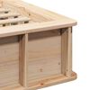 vidaXL Cadre de lit Marron 100 x 200 cm Bois de pin massif
