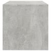 vidaXL Meuble TV Gris b&eacute;ton 100x40x40 cm Bois d&rsquo;ing&eacute;nierie