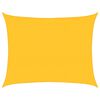 vidaXL Voile d'ombrage 160 g/m&sup2; rectangulaire jaune 6x8 m PEHD