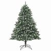 vidaXL Sapin de No&euml;l artificiel Vert 240 cm PVC, plastique et acier