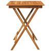 vidaXL Ensemble &agrave; manger de jardin pliable 3 pcs Bois d'acacia solide