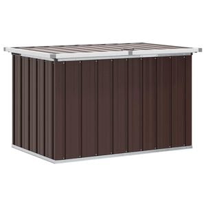 vidaXL Coffre de rangement de jardin Marron 109x67x65 cm