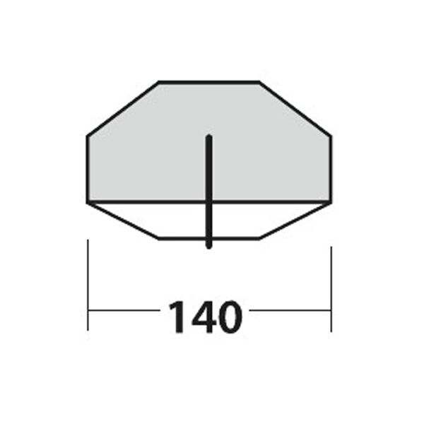 Easy Camp Abri de plage avec parasol Coast Gris et sable