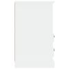 vidaXL Table de chevet blanc 43x36x60 cm