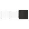 vidaXL Poulailler Anthracite 300x91x100 cm Acier galvanis&eacute;