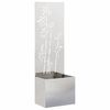 vidaXL &Eacute;cran de confidentialit&eacute; de jardin Argent 50 x 32 x 150 cm