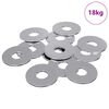 vidaXL Rondelles 9000 pc Argent&eacute; Fer