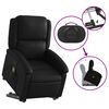 vidaXL Fauteuil inclinable de massage Noir Similicuir