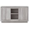 vidaXL Buffet sonoma gris 102x35x60 cm bois d'ing&eacute;nierie