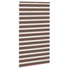 vidaXL Store z&egrave;bre marron 125x230cm largeur du tissu 120,9cm polyester