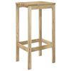 vidaXL Ensemble de bar de jardin 5 pcs Bois de pin impr&eacute;gn&eacute;