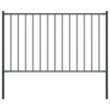 vidaXL Panneau de cl&ocirc;ture Woerden avec poteaux en acier 1,7&nbsp;x&nbsp;1,25&nbsp;m anthracite