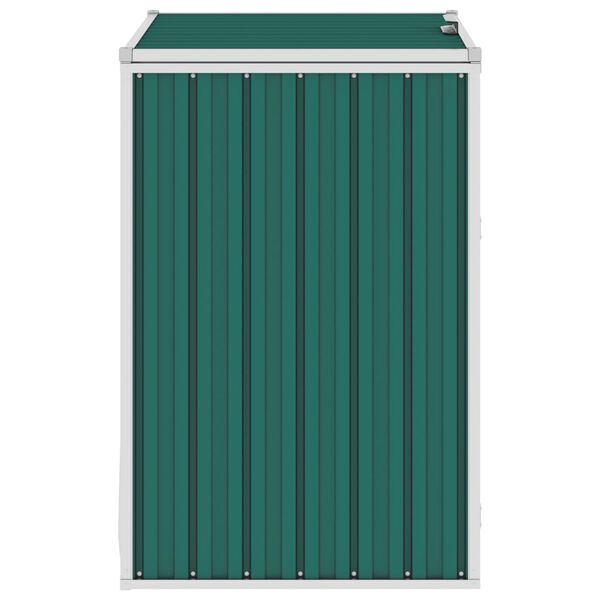 vidaXL Abri de poubelle Vert 72x81x121 cm Acier