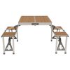 Outwell Table de camping pliable Dawson Bambou