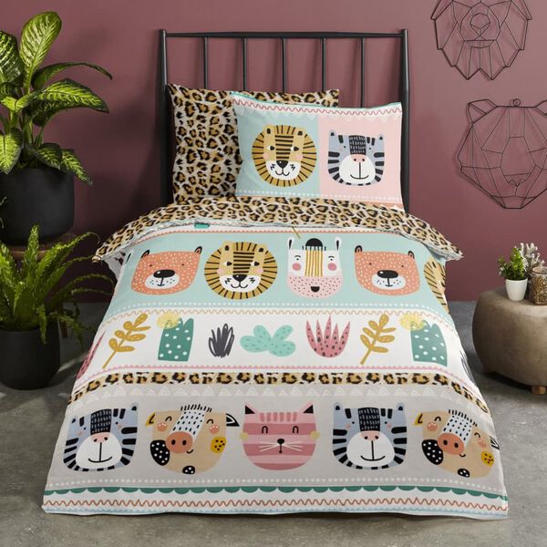 Good Morning Housse couette enfant FRIENDS 140x200/220 cm Multicolore