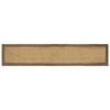 vidaXL Tapis de surface Gris 60 x 400 cm Jute