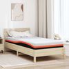 vidaXL Matelas Blanc et Noir 120 x 200 cm Tissu jacquard