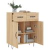 vidaXL Buffet ch&ecirc;ne sonoma 69,5x34x90 cm bois d'ing&eacute;nierie