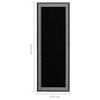 vidaXL Tapis BCF Noir avec motif 100x250 cm