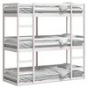 vidaXL Lit superpos&eacute; triple sans matelas 75x190 cm bois de pin massif