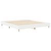 vidaXL Cadre de lit sans matelas blanc 200x200 cm bois d'ingénierie