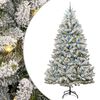 vidaXL Sapin de No&euml;l artificiel 240 cm 300 LED Blanc chaud