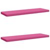 vidaXL Coussins de banc 2 pi&egrave;ces VUGHT 2 pc 100 % polyester Rose
