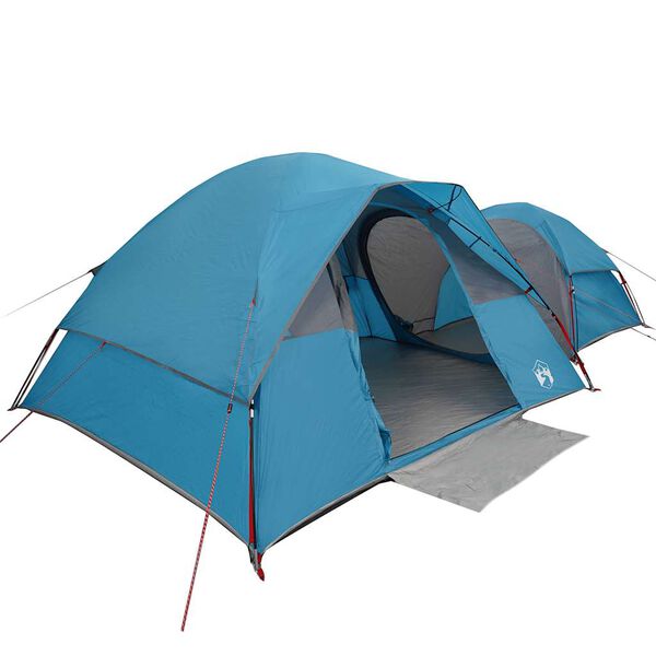 vidaXL Tente de camping 5 personnes bleu imperm&eacute;able