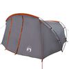 vidaXL Tente tunnel avec toit Gris et orange 318 x 275 x 140 cm