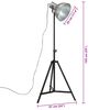 vidaXL Lampadaire 25 W argent vintage 61x61x90/150 cm E27