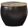 vidaXL Table basse 53x43 cm Bois de r&eacute;cup&eacute;ration massif