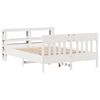 vidaXL Cadre de lit sans matelas blanc 140x200 cm bois de pin massif
