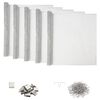 vidaXL Couvercle de puits de lumi&egrave;re avec clips 5 pc 70 x 190 cm
