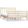 vidaXL Cadre de lit sans matelas 150x200 cm bois massif