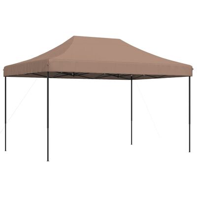 vidaXL Tente de réception pliable escamotable marron 440x292x315 cm